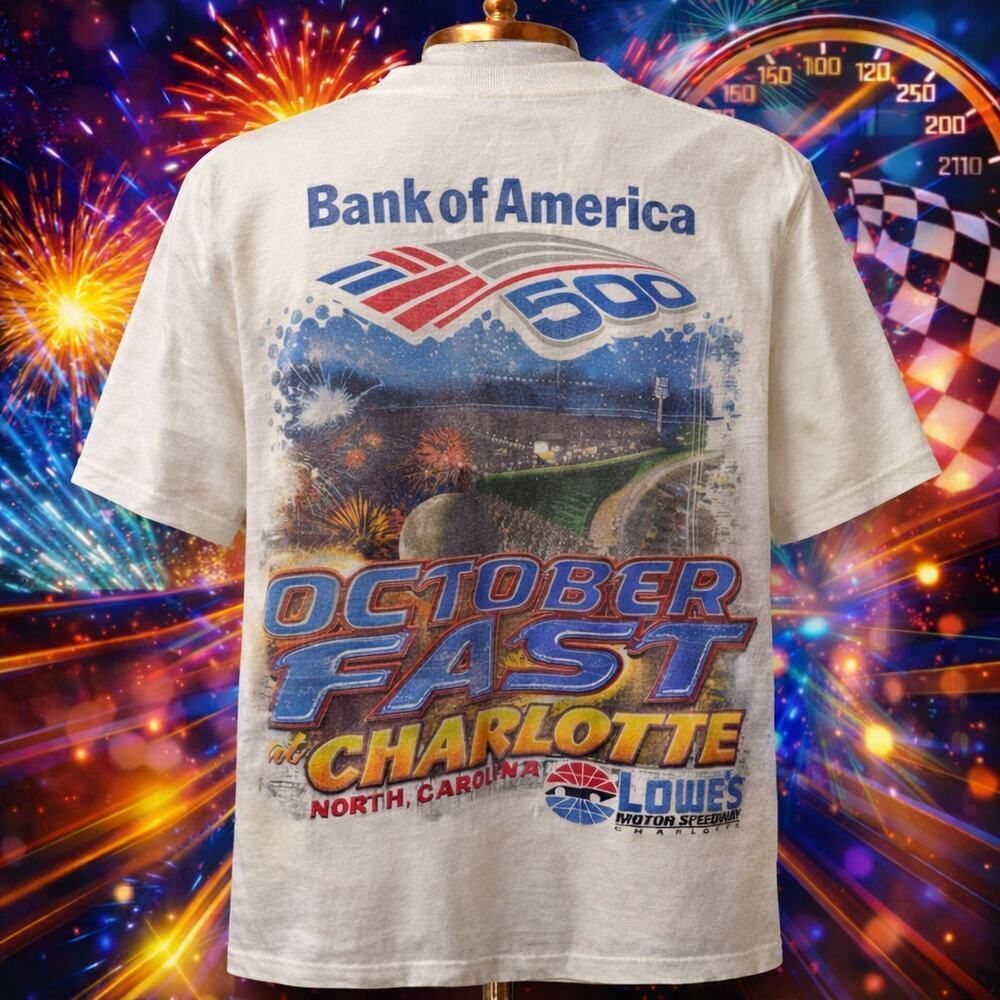 Vintage NASCAR 2006 Lowe’s Motor Speedway AOP Shirt Medium M